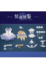 1/3 Delusion Honkai Star Rail Robin Starry Night Fanart Cosplay Costume